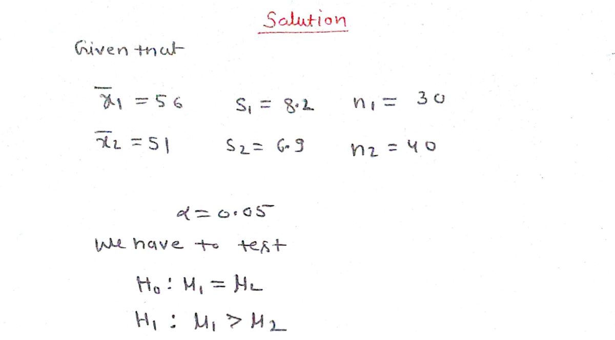 Statistics homework question answer, step 1, image 1